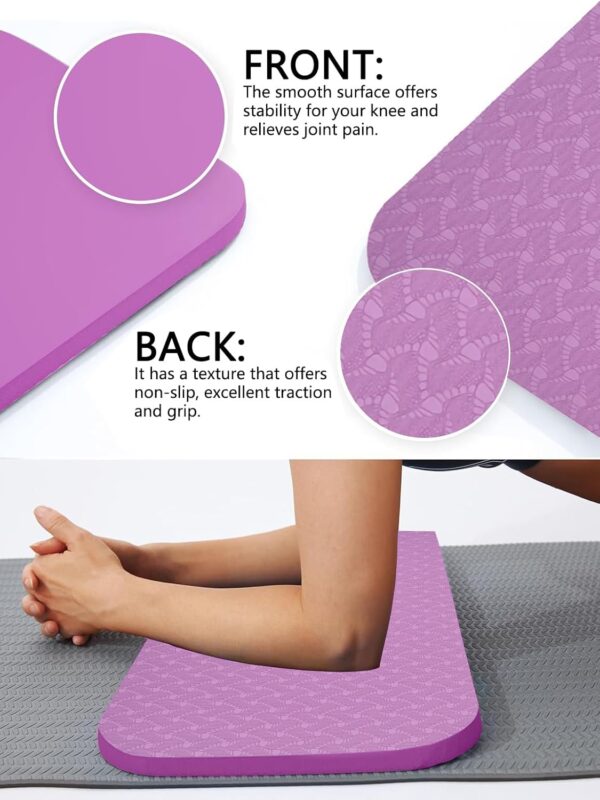 Yoga Knee Support Pad for Women Pilates Kneeling Cushion | Elbows Wrist Hands Head Foam Extra Thick Men Exercise Knees Pads Set of 6 Pieces