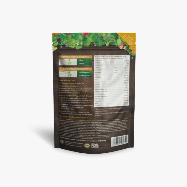 Ruff Greens K9 VitaSmart Vitamin & Mineral Supplement Nutritional Support for Dogs, 7.4 Ounce