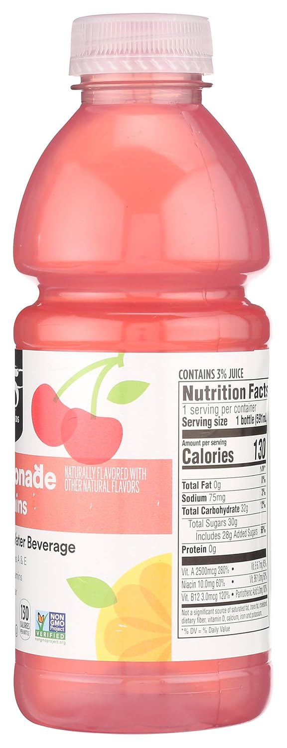 365 By Whole Foods Market, Water Nutrient Pink Lemonade B Vitamins, 20 Fl Oz
