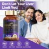 Liver Cleanse Detox & Repair 25-in-1 with Milk Thistle,Dandelion Root,Beetroot, Artichoke Extract for Liver Health Herb Liver Support Supplement Vitamins Zinc, Choline 90 Vegan Capsules