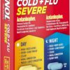 Tylenol Cold + Flu Severe Day & Night Caplets for Fever, Pain, Cough & Congestion Relief, 24 Count