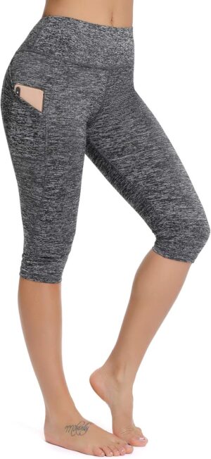 FITTOO Women's Yoga Capris Leggings Pockets Workout Pants