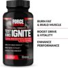 FORCE FACTOR Test X180 Ignite, Testosterone Booster & Fat Burner for Men, Testosterone Supplement to Burn Fat, Build Muscle, Increase Energy, and Boost Vitality and Performance, 60 Count (Pack of 2)
