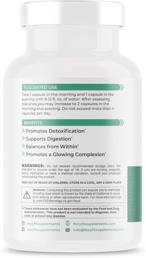 Detox for Her 30 Day Detox Cleanse Formula That Supports Healthy Digestion Function, Promotes Detoxification, & Balances from Within