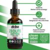Zeolite Detox for Kids Liquid Drops - Advanced Clinoptilolite with Pure Vitamins B12 & D - Kids Gentle Body Daily Cleanse Focus & Speech Extra Clinoptilolite Zeolite Drops Detox Cleanse Supplement 2oz