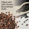 Zabuton, Eclipse line, Buckwheat Filled Meditation Cushion, 23" x 23"