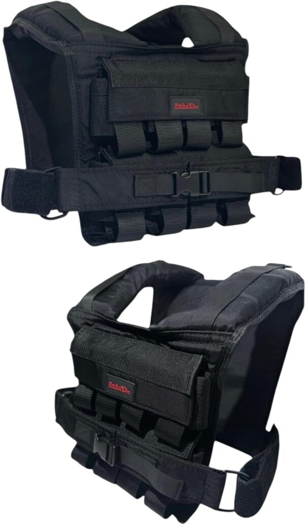 Adjustable Weighted Vest for Men and Women 25LBS | 35LBS Weighted Vest Woman, Weighted Vest Men, Weight Vest for Walking, Rucking Vest for Men and Women, Strength Training Weight Vests