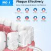 Water Flosser, Cordless Water Dental Flosser, 9 Jet Tips 5 Modes 300ML IPX7 Waterproof, Portable Rechargeable Oral Irrigator for Home Travel - Gums, Orthodontic, Braces Care - Black
