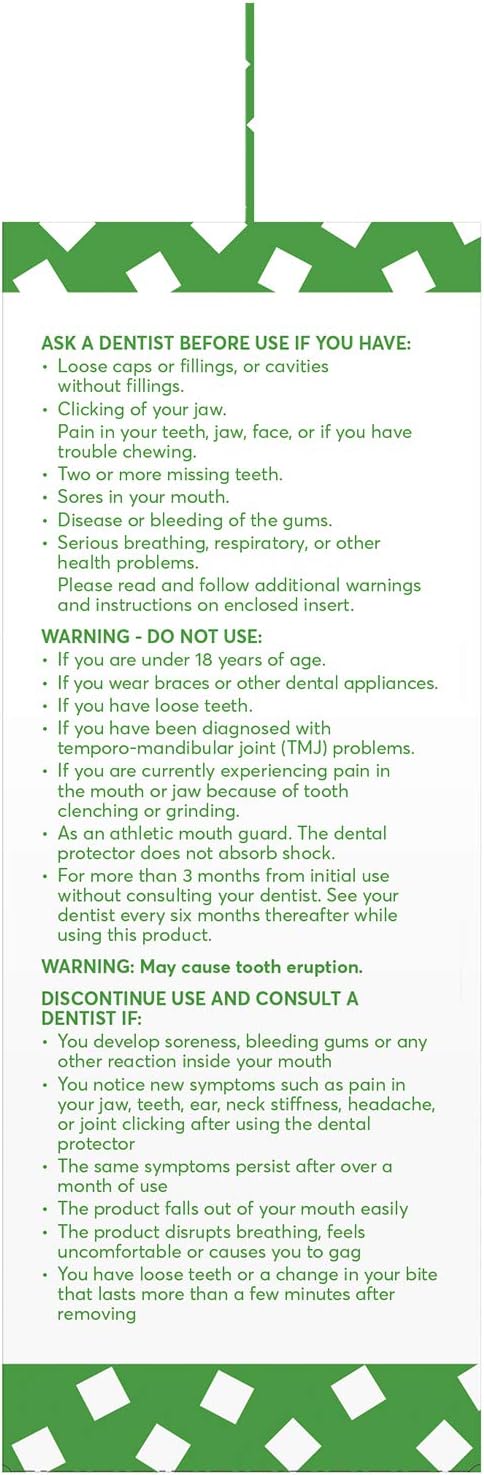 Plackers Grind No More Night Guard, Nighttime Protection for Teeth, BPA Free, Sleep Well, Ready to Wear, Disposable, One Size Fits All, 16 Count
