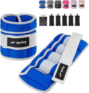 Adjustable Ankle Weights for Women Men 1 Pair 2 4 6 8 10 LBS Leg Weights Hand Arm Wrist Weights with Removable Weight, 1-5 LB Each Ankle Strength Training Weight for Physical Therapy Gym Fitness Walking Running