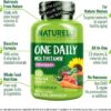 NATURELO One Daily Multivitamin for Women 50+ (Iron Free) - Menopause Support for Women Over 50 - Whole Food Supplement - Non-GMO - No Soy - 120 Capsules - 4 Month Supply