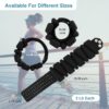 Prodigen Wrist & Ankle Weights for Women, Wearable Silicon Arm & Leg Weights, Size Adjustable Ankle Weights，Wearable Bracelet for Strength Training Walking Running Yoga Pilates Jogging for Men Set of 2