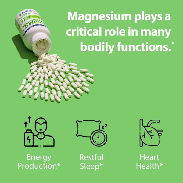 71U08hzwlAL._AC_SL1500_.jpg Jigsaw Health MagSRT | Magnesium Supplement with Vitamin B6, Folate & B12 | 240 Tablets | 60 Servings