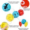 Exercise Dice for Kids,12-Sided Giant Foam Dice for Indoor and Outdoor Use, Kids Exercise Equipment for Classroom and Physical Education Learning, Dice Games, Yoga Dice for Preschool Games
