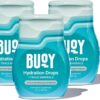 Buoy Electrolyte Drops | No Sugar, No Sweeteners | Trace Minerals, Vitamins & Antioxidants | Purposefully Unflavored | Perfect for Any Drink | Daily Hydration Supplement (Unflavored - 3 Pack)