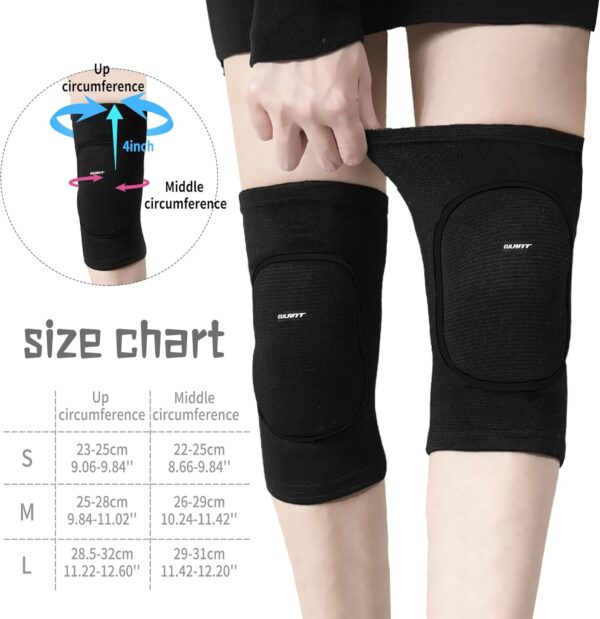 EULANT Kids Knee Pad for Dancers, Soft Anti-Slip Breathable Protective Knee Brace Pad, Volleyball Elastic Knee Support for Yoga Running Cycling Gym Workout Exercise, Kneepads for Junior Youth