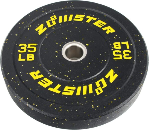 Bumper Plate Olympic Weight Plate High Bounce Bumper Weight Plate with Steel Insert Strength Training Weight Lifting Plate