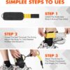 Ankle Resistance Bands with Cuffs, Ankle Bands for Working Out, Glutes Workout Equipment, Butt Exercise Equipment for Kickbacks Hip Fitness Training, Legs Resistance Bands for Women & Men