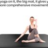 71UUO5uaC-L._AC_SL1500_.jpg Large Exercise Mat,Exercise Equipment Mat,Treadmill Mat, Exercise Bike Mat, Workout Mats for Home Gym Mats Gym Flooring Rubber Workout Mat Fitness Mat Large Yoga Mat Cardio Mat for Weightlifting, Jump Rope, Non-slipping
