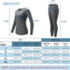 71UVem8vYUL._AC_SL1500_.jpg Thermal Underwear for Women, Winter Warm Base Layer Compression Set, Fleece Lined Long Johns Running Skiing