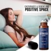 Stress Ease Essential Oil Roll-On Blend 10 ml - Natural Stress Relief with Lavender, Geranium & Frankincense Oils Roller - Pure & Calming Aromatherapy - Nexon Botanics