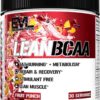 Evlution Stimulant Free Lean BCAA Powder Nutrition BCAAs Amino Acids Powder with CLA Carnitine and 2:1:1 Branched Chain Amino Acids Supports Muscle Recovery Fat Burn and Metabolism - Fruit Punch