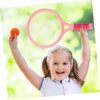 2pcs Pink Cartoon Tennis Racket for Outdoor Fitness Equipment for Fun Racquet for Playing and Engaging Activities Lightweight and Colorful Design