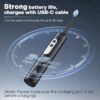 Electric Toothbrush with Water Flosser, 2 in-1 Teeth Cleaning Kit with 4 Modes, Portable for Travel and Home, Oral Dental Care Fsa Hsa