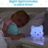 hand2mind Luna The Calming Kitty, Breathing Light, Guided Meditation for Kids, Mindfulness for Kids, Anxiety Relief Items, Calm Down Corner Supplies, Calming Toys for Kids, Social Emotional Learning