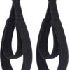 TOBWOLF 2PCS Pilates Straps, Pilates Double Loop Straps for Reformer, Fitness D-Ring Straps Double Loops Padded, Pilates Equipment D-Ring Exercise Straps Yoga Exercise Accessories for Home Gym Workout