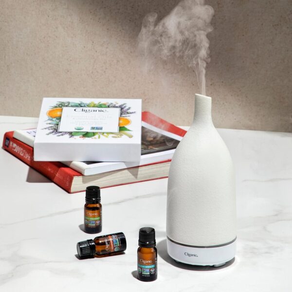 Cliganic Organic Cedarwood Essential Oil - 100% Pure Natural Undiluted, for Aromatherapy Diffuser | Non-GMO Verified (Packaging May Vary)