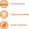 Amazon Basics Pre-Brush Dental Rinse, Green Mint, 24 Fluid Ounces, 1-Pack (Previously Solimo)