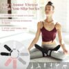 YSense Thin Pilates Grip Socks for Women Non Slip, Yoga Barre Socks Grippy Socks for Pilates, Dance, Ballet, Barre, Hospital