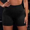 OVESPORT 3 Piece Workout Shorts for Women Seamless Scrunch Butt Lifting High Waisted Yoga Gym Booty Running Short Pants