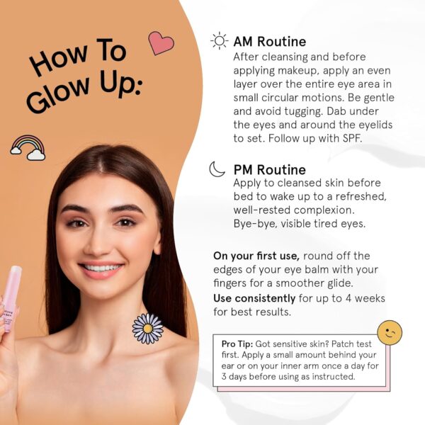 grace & stella Under Eye Brightener Balm Stick - Retinol & Caffeine Eye Cream with for Dark Circles, Puffiness, Wrinkles - Instantly Hydrate and Brighten Undereye Area - Vegan Skincare (0.13oz / 3.5g)