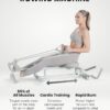 WONDER CORE Pro Max Workout Equipment Home Gym, 4-in-1 Exercise Equipment: Rowing Machine, Leg Press Machine, Ab Glider Machine, Roman Chair, Fitness Equipment for Abdominal & Core Strength Training
