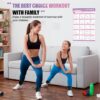 Ankle Resistance Bands with Cuffs, Ankle Bands for Working Out, Ankle Band Cuff for Kickbacks Hip, Leg Glute Exercise Equipment with Training Poster, Resistance Band with Ankle Cuffs for Women