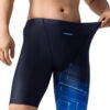 361° Swim Jammers for Men, Pro Racing Training Swimsuit, Chlorine Resistant Endurance Mens Swim Suit Swimwear Tech Pant