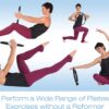 AeroPilates Magic Circle Pilates Ring with Workout DVD for Mat & Reformer Workouts - Fitness Ring Pilates Circle w/Padded Foam Grips - Arms, Chest and Inner Thigh Exercise Equipment