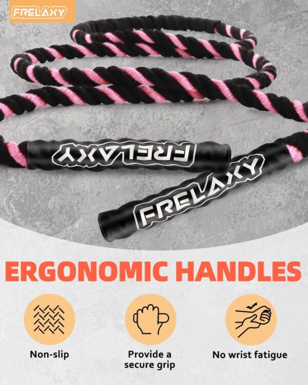 71VzSdxhByL._AC_SL1500_.jpg Jump Rope 1LB, Weighted Jump Rope for beginners, Heavy Jump Ropes for Fitness, Total Body Workouts, Weight Loss, Strength Training, Compact Skipping Rope for Home Gym Workout Equipment