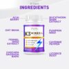ZELSO (3 Pack) K3 Mineral Weight Loss Pills for Women and Men - K3 Salt Mineral, Vitamin + K3 Capsules Supplement for Weight Loss - 180 Days Supply