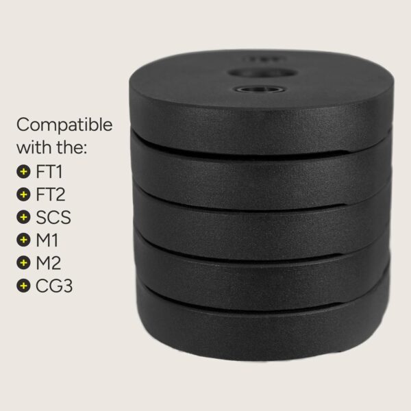 71WAntjcY8L._AC_SL1500_.jpg Inspire Fitness 50 lb Weight Stack Add-On - 50 Pound Weight Stack for Cable Weights - 50 lb Add on Weight Stack for Inspire Fitness Trainer - Home Gym Accessories