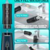 Water Dental Flosser Teeth Pick: Portable Cordless Water Dental Piks 300ML Rechargeable Picks Pik IPX7 Waterproof Oral Irrigator Travel Flossers Teeth Cleaning Gum Care Deep Flossing for Home Shower