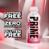 PRIME ICE Hydration RED CHILL, Sports Drinks, Electrolyte Enhanced for Ultimate Hydration, 250mg BCAAs, B Vitamins, Antioxidants, Low Sugar, 16.9 Fl Oz, 12 Pack