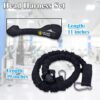 J Bryant Neck Harness Head - Weight Lifting with Resistance Tube Bands - Door Anchor Set Adjustable Neck Training Strap Exercise Equipment
