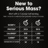 Optimum Nutrition Serious Mass, Weight Gainer Protein Powder, Mass Gainer, Vitamin C and Zinc for Immune Support, Creatine, Chocolate, 12 Pound (Packaging May Vary)