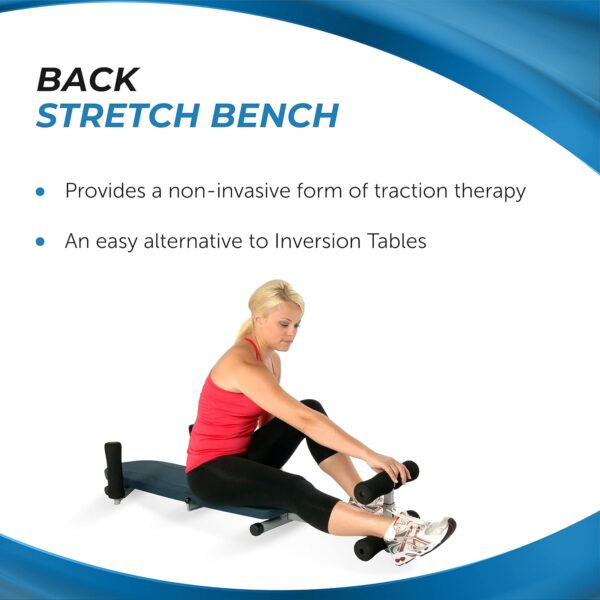71WQturmvTL._AC_SL1500_.jpg Stamina InLine Back Stretch Bench Upper and Lower Back Stretcher - No Inversion Decompression Fitness Equipment - Up to 250 lbs Weight Capacity
