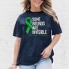 Womens Mental Health Matters Shirts Green Ribbon Awareness T-Shirt Inspirational Tee Top