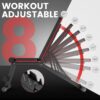 PASYOU Adjustable Weight Bench Full Body Workout Multi-Purpose Foldable Incline Decline Exercise Workout Bench for Home Gym