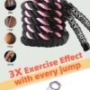 71WjVuf2G4L._AC_SL1500_.jpg Jump Rope 1LB, Weighted Jump Rope for beginners, Heavy Jump Ropes for Fitness, Total Body Workouts, Weight Loss, Strength Training, Compact Skipping Rope for Home Gym Workout Equipment